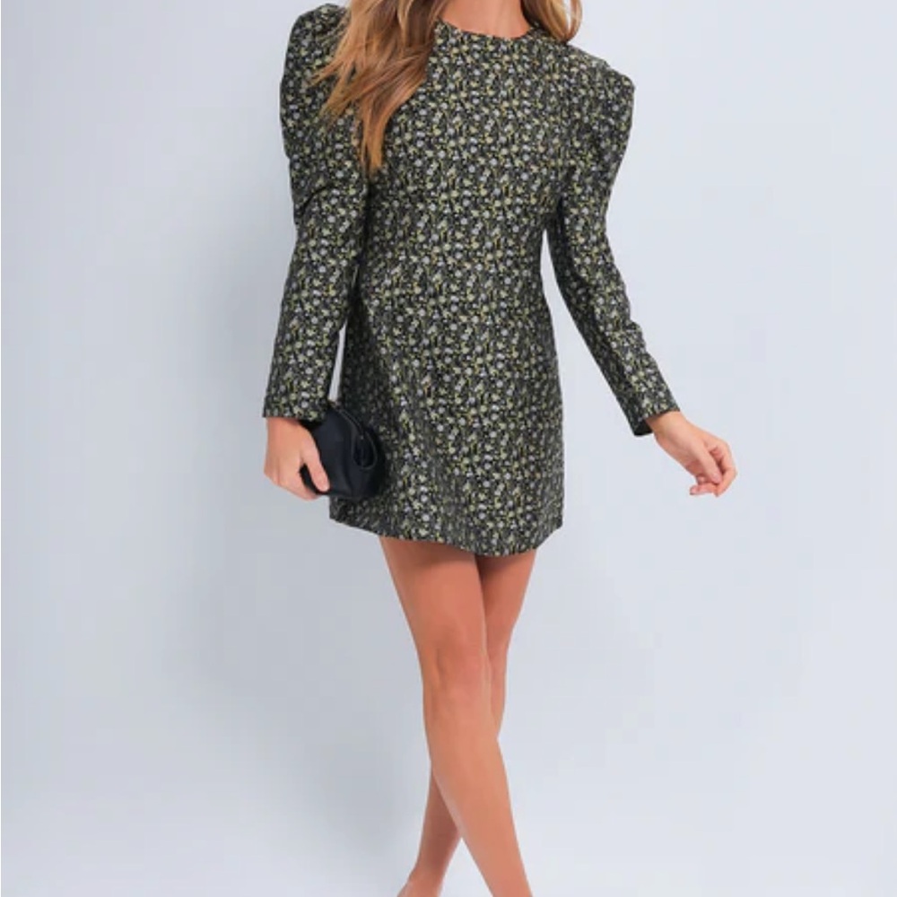 Hyacinth House Long Sleeve Floral Dress